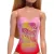   Mattel Barbie strandoló baba rózsaszín-piros fürdőruhában