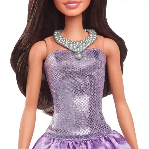 Mattel Barbie baba fényes lila ruhában