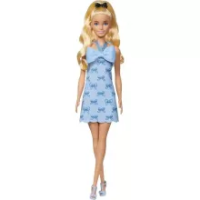 Mattel Barbie baba kék masnis ruhában