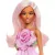   Mattel Barbie Fashionistas baba rózsás ruhában és rózsaszín hajjal