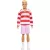   Mattel Barbie Ken fiú baba csíkos felsőben és rövidnadrágban