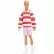   Mattel Barbie Ken fiú baba csíkos felsőben és rövidnadrágban