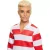   Mattel Barbie Ken fiú baba csíkos felsőben és rövidnadrágban