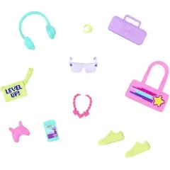   Mattel Barbie ruhák - Barbie baba ruházati kiegészítők rózsaszín táskával