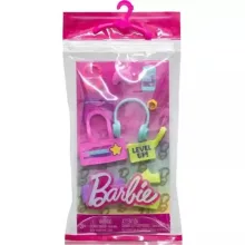 Mattel Barbie ruhák - Barbie baba ruházati kiegészítők rózsaszín táskával