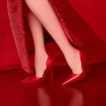 Mattel Barbie Signature 80. évfordulós baba piros estélyi ruhában