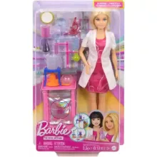 Mattel Barbie laboratórium játékszett tudós babával