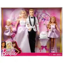 Mattel Barbie és Ken esküvője ünnepi ruhákban