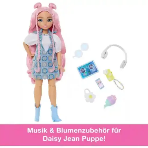 Mattel Barbie Dream Besties Daisy Jean hajlékony zenész divatbaba