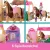 Mattel Barbie Mysteries lovarda lóval és babával