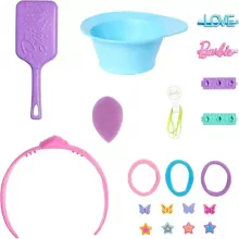 Mattel Barbie fodrász babafej kiegészítőkkel