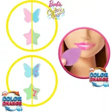 Mattel Barbie fodrász babafej kiegészítőkkel