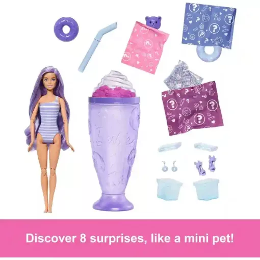 Mattel Barbie Pop Reveal illatos baba lila hajjal
