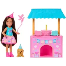 Mattel Barbie Club Chelsea születésnapi játékszett kutyussal
