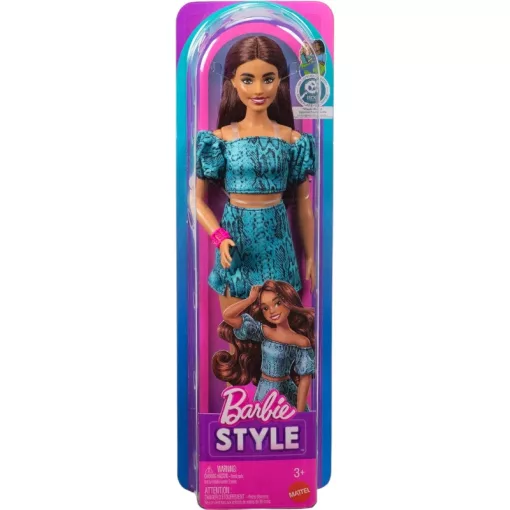 Mattel Barbie Style baba türkizkék ruhában