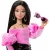Mattel Barbie Deluxe Style baba rózsaszín-fekete ruhában