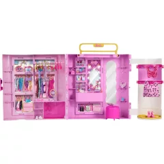   Mattel Barbie Deluxe Style ruhásszekrény Spin & Style öltözőfülkével