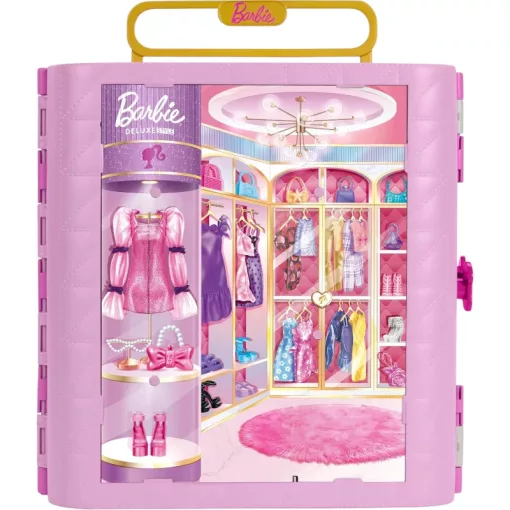 Mattel Barbie Deluxe Style ruhásszekrény Spin & Style öltözőfülkével