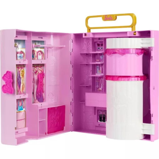 Mattel Barbie Deluxe Style ruhásszekrény Spin & Style öltözőfülkével