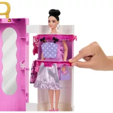 Mattel Barbie Deluxe Style ruhásszekrény Spin & Style öltözőfülkével