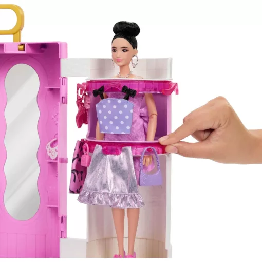 Mattel Barbie Deluxe Style ruhásszekrény Spin & Style öltözőfülkével