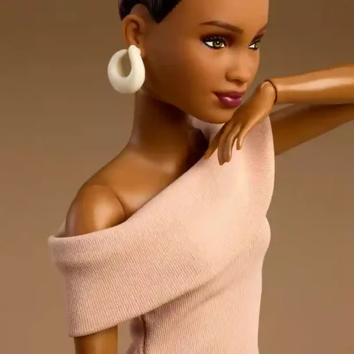 Mattel Barbie Basics Signature Model Collector divatbaba 08 elegáns ruhában