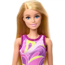 Mattel Barbie retro divatbaba lila ruhában