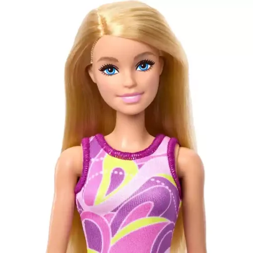 Mattel Barbie retro divatbaba lila ruhában