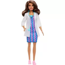 Mattel Barbie orvos karrierbaba sztetoszkóppal
