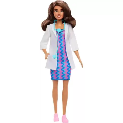 Mattel Barbie orvos karrierbaba sztetoszkóppal