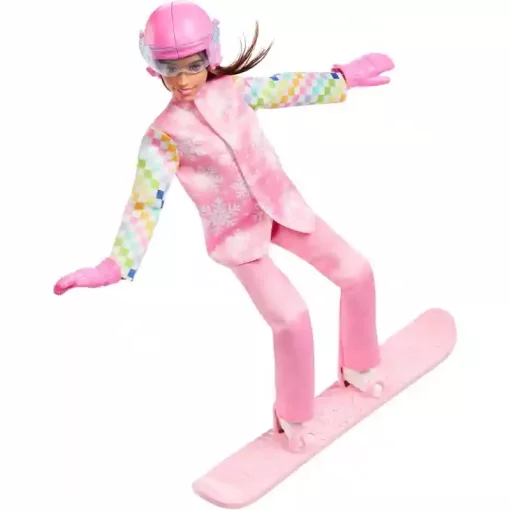 Mattel Barbie snowboardos baba kiegészítőkkel