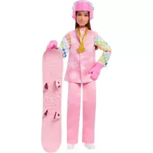 Mattel Barbie snowboardos baba kiegészítőkkel