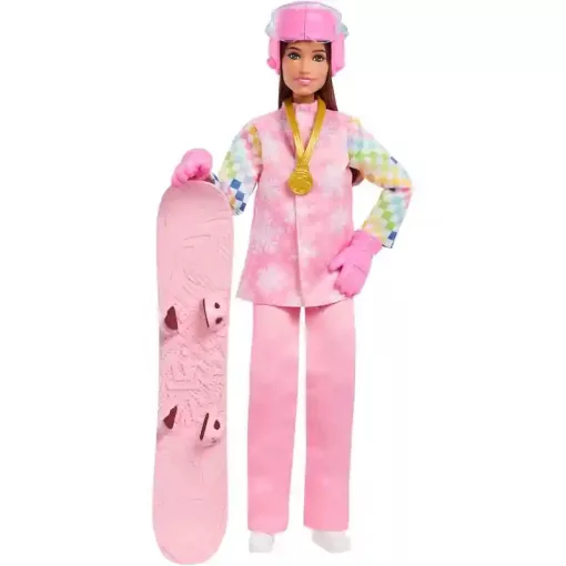 Mattel Barbie snowboardos baba kiegészítőkkel