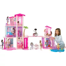 Mattel Barbie óriás interaktív berendezett álomvilla kiegészítőkkel