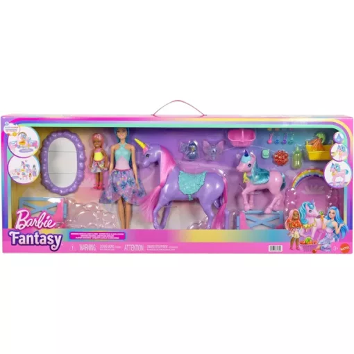 Mattel Barbie Fantasy unikornis játékszett
