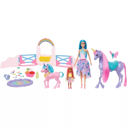 Mattel Barbie Fantasy unikornis játékszett
