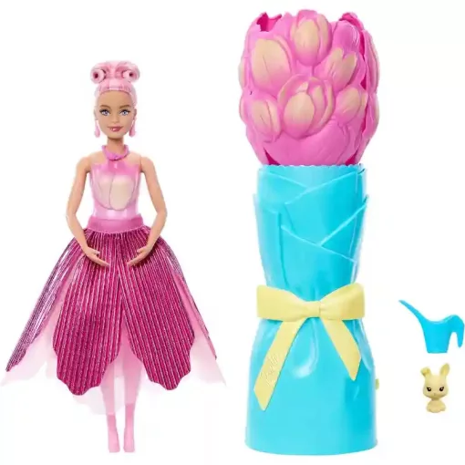 Mattel Barbie Petal Pop virágvarázs illatos baba - Tulipán