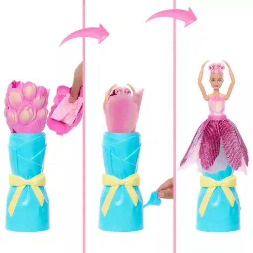 Mattel Barbie Petal Pop virágvarázs illatos baba - Tulipán