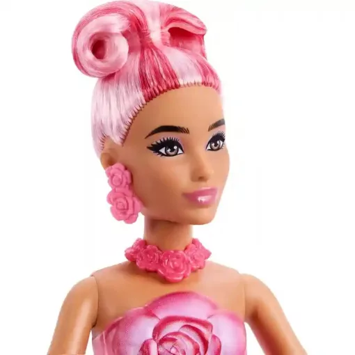 Mattel Barbie Petal Pop virágvarázs illatos baba - Rózsa