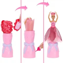 Mattel Barbie Petal Pop virágvarázs illatos baba - Rózsa
