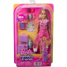 Mattel Barbie Family & Friends utazó Malibu baba kiegészítőkkel