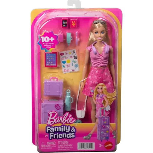 Mattel Barbie Family & Friends utazó Malibu baba kiegészítőkkel