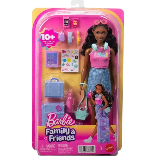 Mattel Barbie Family & Friends utazó Brooklyn baba kiegészítőkkel