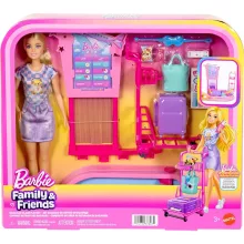 Mattel Barbie Malibu utazó baba reptéri kiegészítőkkel