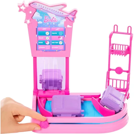 Mattel Barbie Malibu utazó baba reptéri kiegészítőkkel
