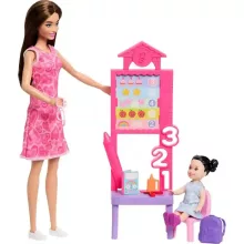 Mattel Barbie tanárnő baba játékszett