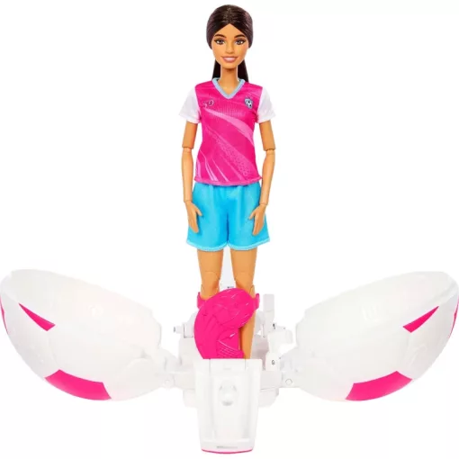 Mattel Barbie Team Roll & Reveal focista baba focilabdában