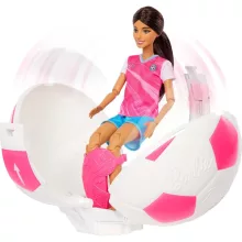 Mattel Barbie Team Roll & Reveal focista baba focilabdában
