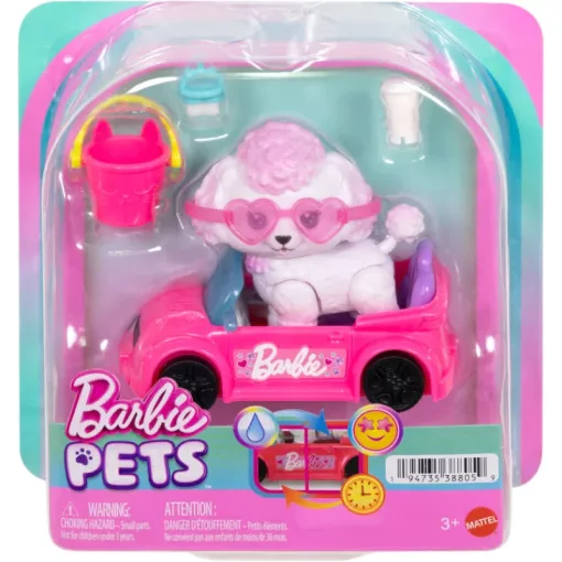 Mattel Barbie Pets autó kiskutyával