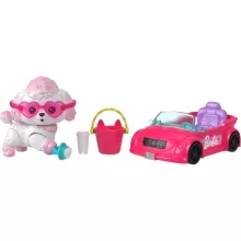 Mattel Barbie Pets autó kiskutyával